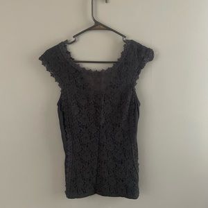 Express Black Lace Tank